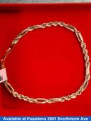 Rope Bracelet - Yellow Gold 14k (.585) 4.3 grams 7 inch