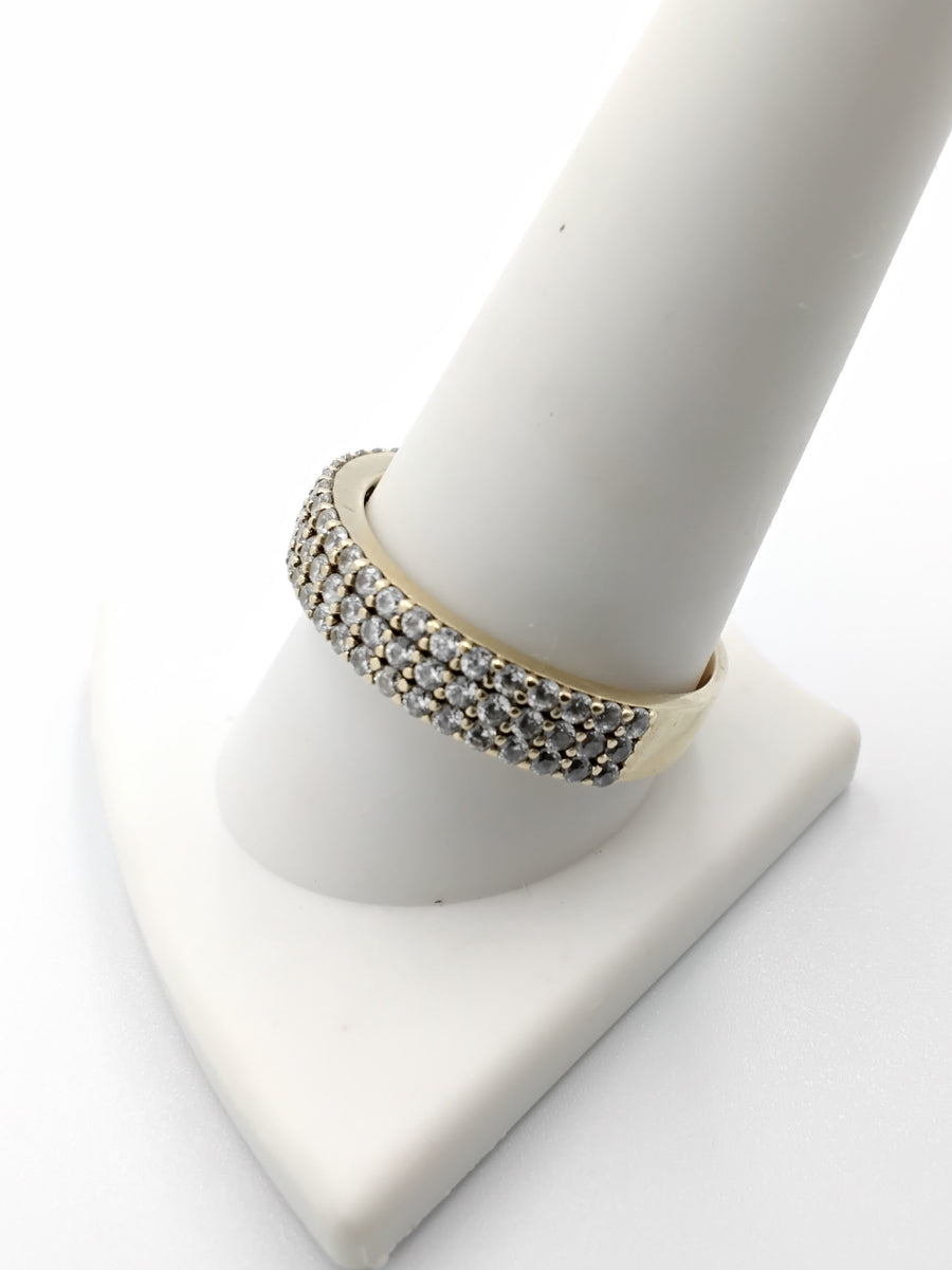 Ring - Wedding Band - Yellow Gold 10k (.417) 4.1 grams Size 11
