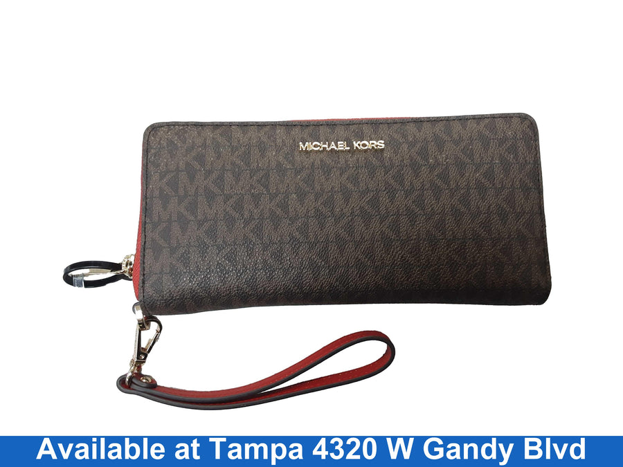 Michael Kors Jet Set Red Wallet