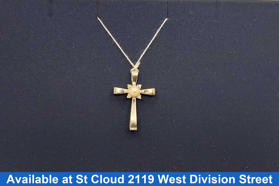 Religious Pendant - White Gold 14k (.585) 2.62 grams