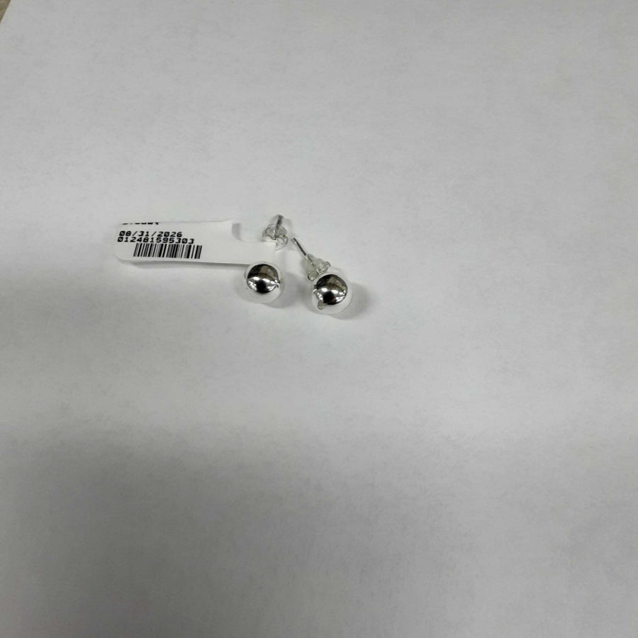 Double Stud Earring - Silver 1.5 grams