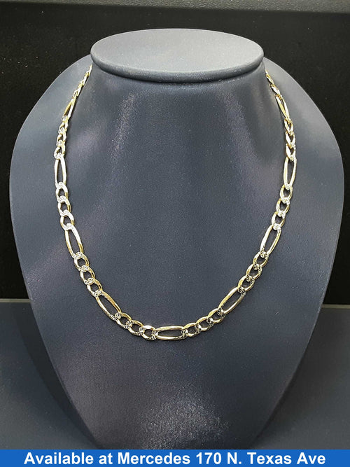 Figaro Chain - Yellow Gold 10k (.417) 24.2 grams 25 inch