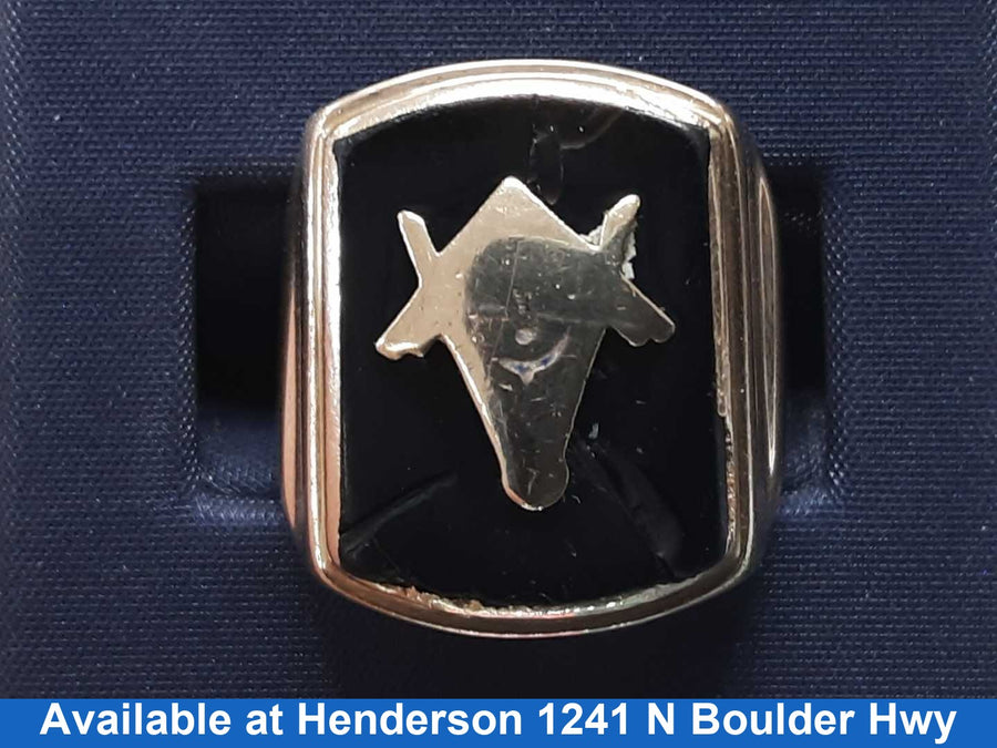 Men's Ring - Yellow Gold 10k (.417) 9.8 grams Size 20