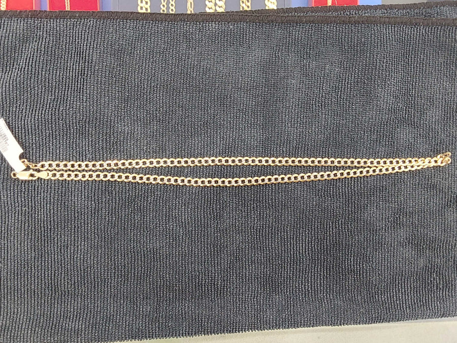 Cuban Link Chain - Yellow Gold 14k (.585) 11.8 grams 20 inch