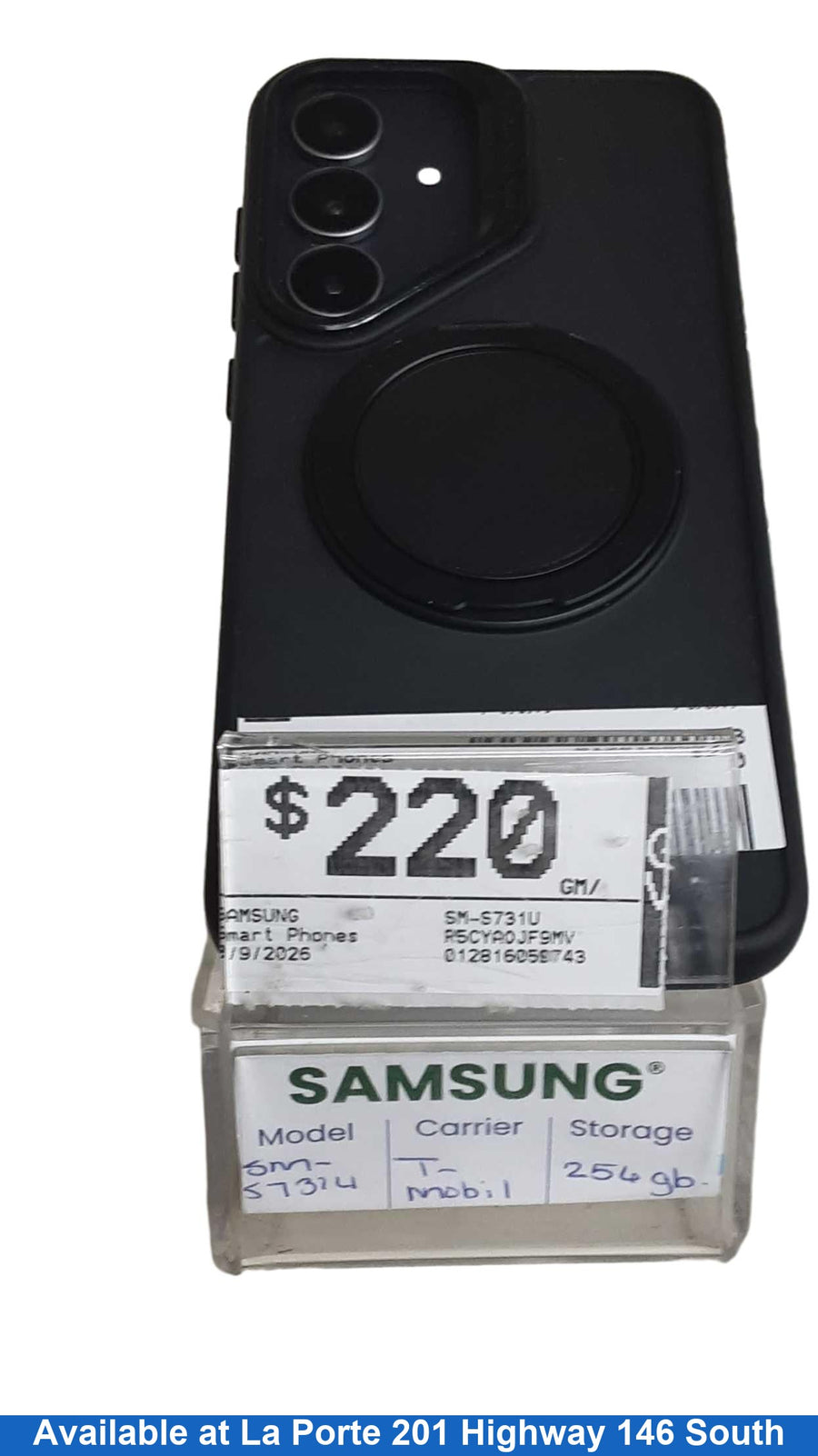 Samsung Sm-s731u 256 Gb Black Smart Phone