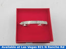 Bangle Bracelet - White Gold 18k (.750) 37.1 grams 9 inch