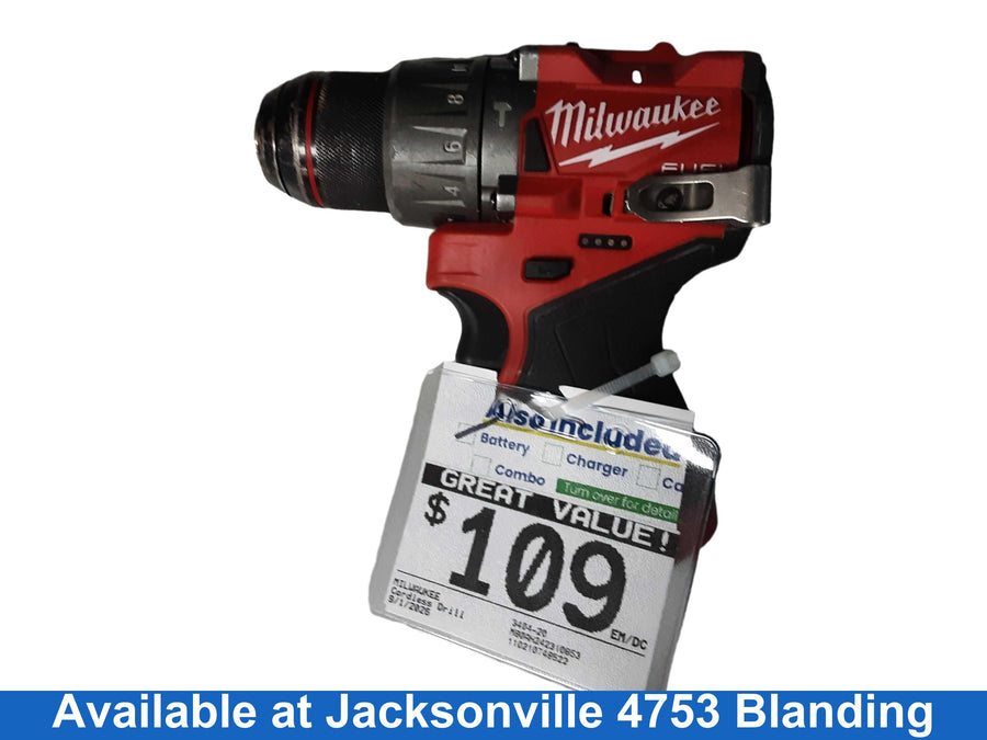 Milwaukee 3404-20 Red Cordless Standard Drill