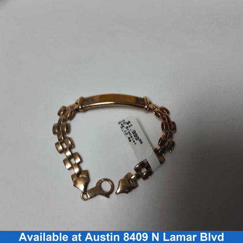 ID Bracelet - Yellow Gold 14k (.585) 12.8 grams 7 inch