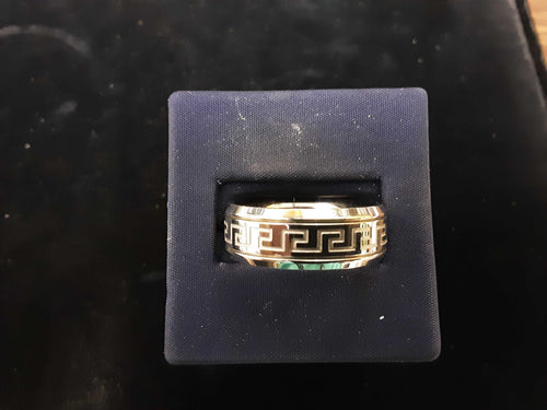Ring - Wedding Band - Silver 8 grams Size 10