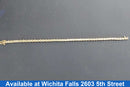 Tennis Bracelet - Yellow Gold 14k (.585) 10.1 grams 6 inch