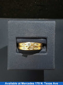 Ring - Wedding Set - Yellow Gold 14k (.585) 3.4 grams Size 8.5