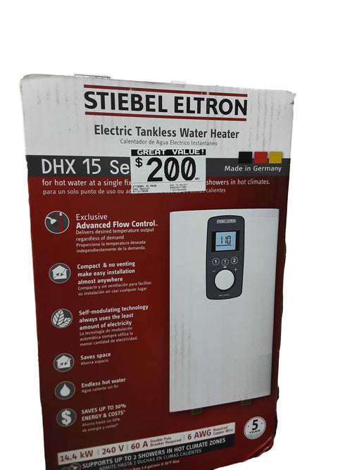 Stiebel Eltron Dhx 15 Select White Household Furnace