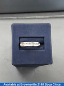 Women's Ring - Anniversary - White Gold 10k (.417) 3.1 grams Size 5