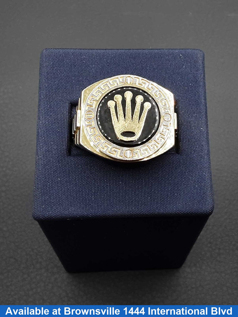 Men's Ring - Yellow Gold 10k (.417) 9.1 grams Size 10.5