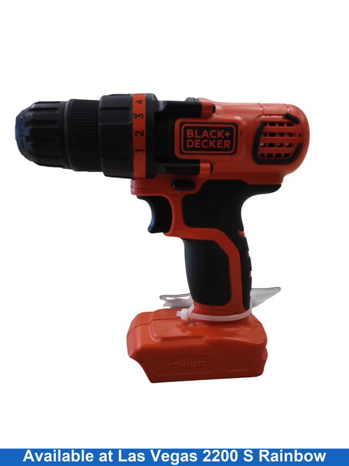 Black & Decker Ldx120c Orange Cordless Standard Drill