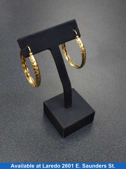 Bangle Earrings - Yellow Gold 10k (.417) 4.2 grams