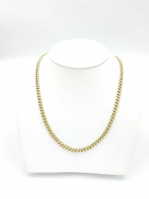 Cuban Link Chain - Yellow Gold 10k (.417) 9.3 grams 18 inch