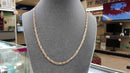 Tricolor Chain - Yellow Gold 14k (.585) 7.7 grams 20 inch