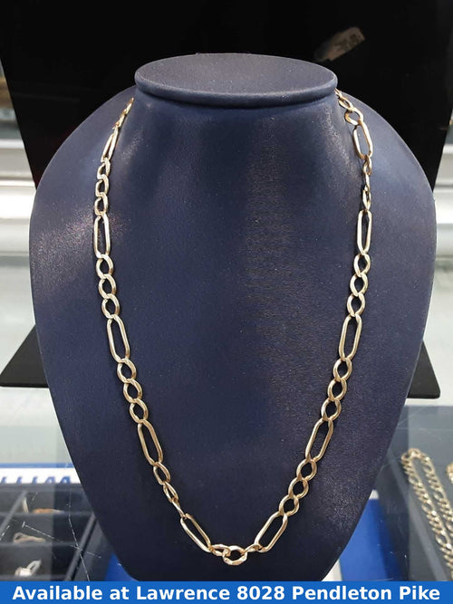 Figaro Chain - Yellow Gold 14k (.585) 16.4 grams 26 inch