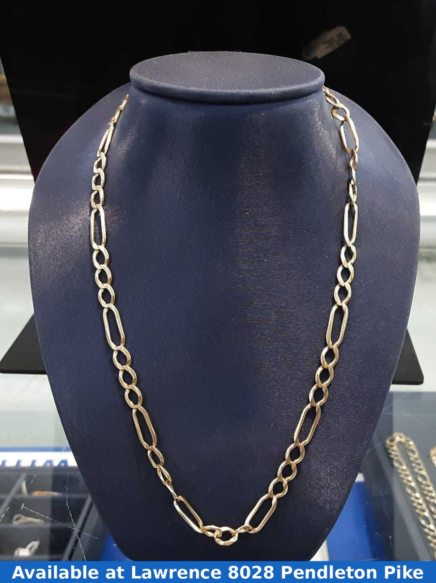 Figaro Chain - Yellow Gold 14k (.585) 16.4 grams 26 inch
