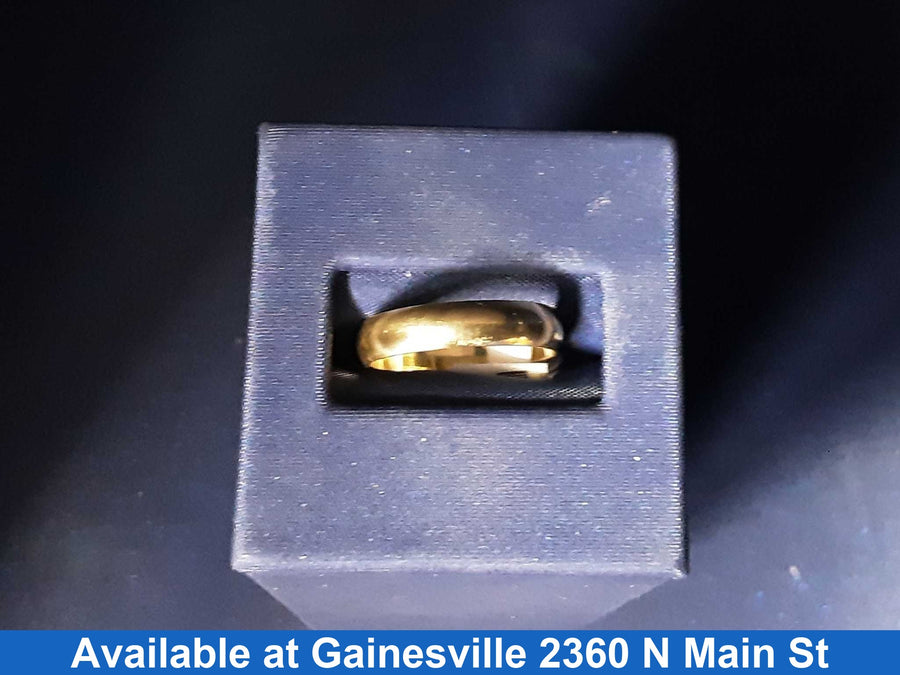 Ring - Wedding Band - Yellow Gold 14k (.585) 2.9 grams Size 7.5