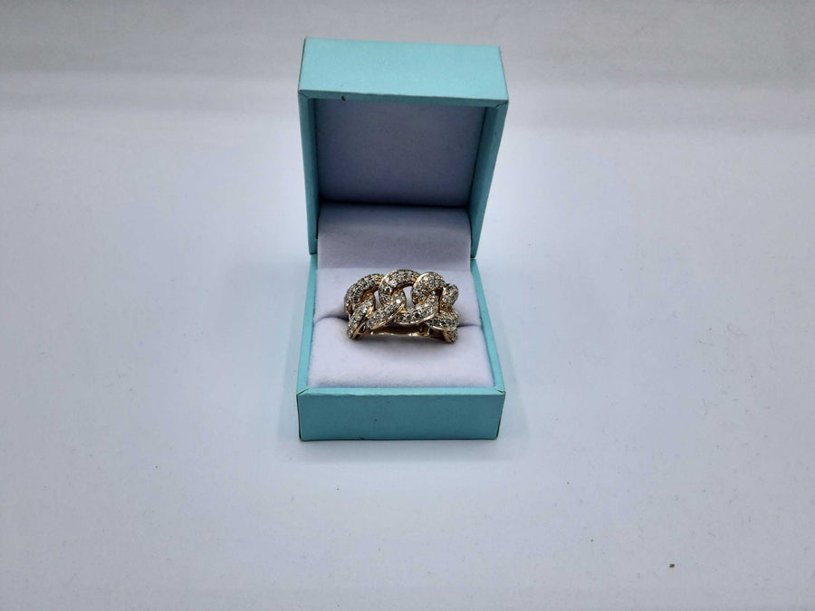 Men's Ring - Yellow Gold 10k (.417) 6.9 grams Size 10