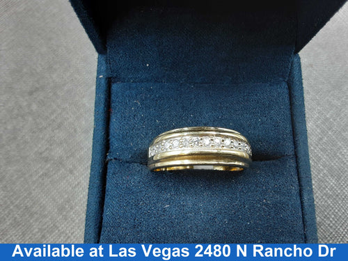 Ring - Wedding Band - Yellow Gold 14k (.585) 5.8 grams Size 8