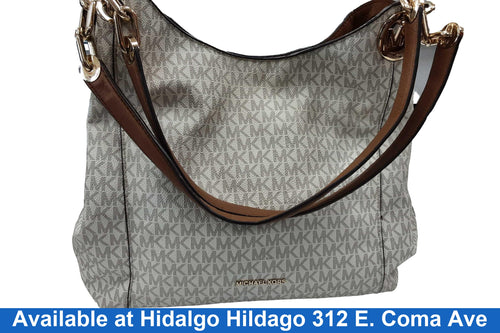 Michael Kors Ac-1712 Beige / Tan Purse / Handbag