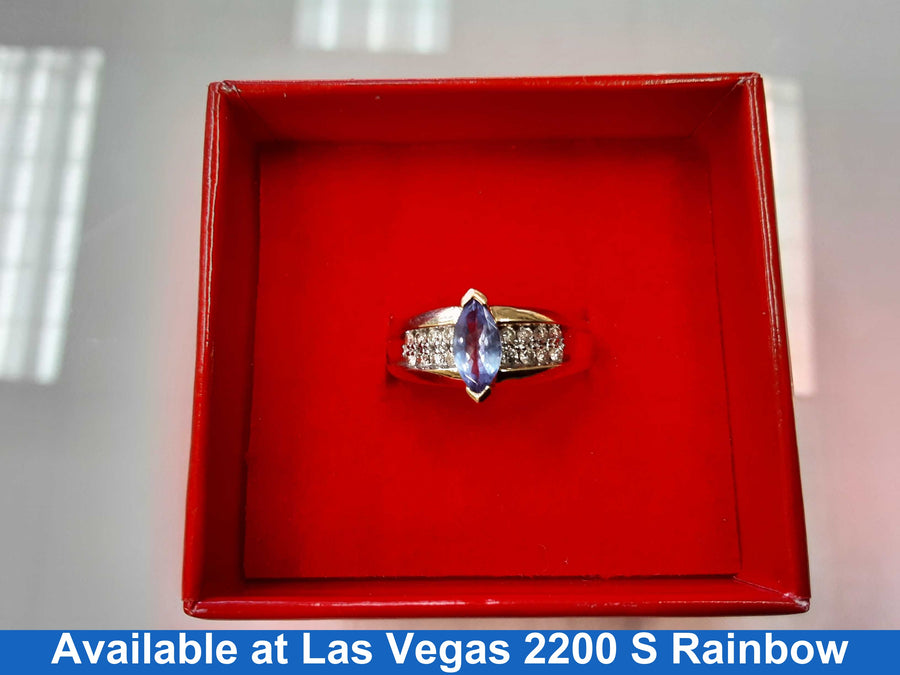 Women's Ring - Yellow Gold 14k (.585) 3.7 grams Size 20