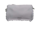 Valentino The Rope White Fringe Leather Clutch Bag White Purse / Handbag