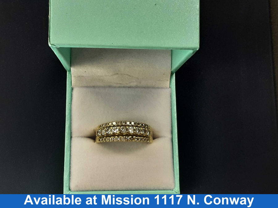 Ring - Wedding Band - Yellow Gold 14k (.585) 5 grams Size 20
