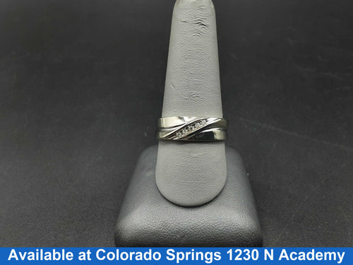 Ring - Wedding Band - White Gold 10k (.417) 5.2 grams Size 10