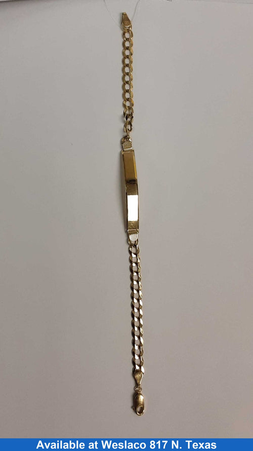 ID Bracelet - Yellow Gold 10k (.417) 7.1 grams 8 inch