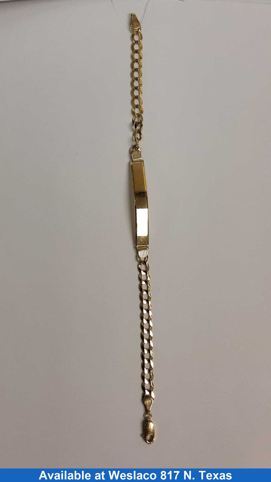 ID Bracelet - Yellow Gold 10k (.417) 7.1 grams 8 inch