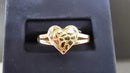 Women's Ring - Yellow Gold 10k (.417) 1.3 grams Size 9.5