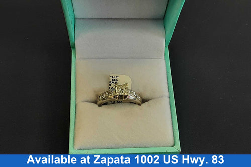 Women's Ring - Yellow Gold 10k (.417) 4.6 grams Size 8