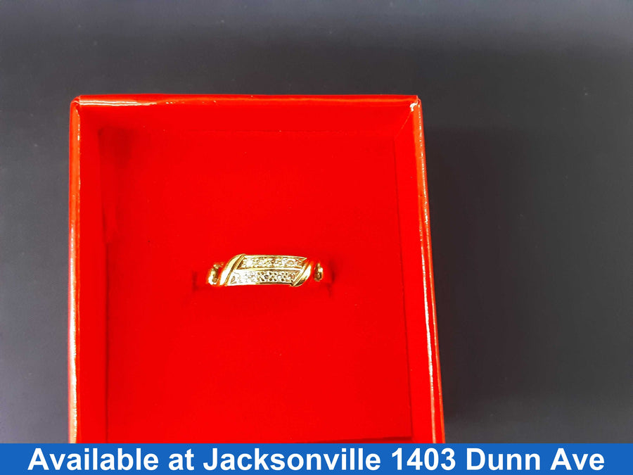 Ring - Wedding Band - Yellow Gold 10k (.417) 2.3 grams Size 9