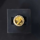 Women's Ring - Yellow Gold 10k (.417) 4.5 grams Size 7