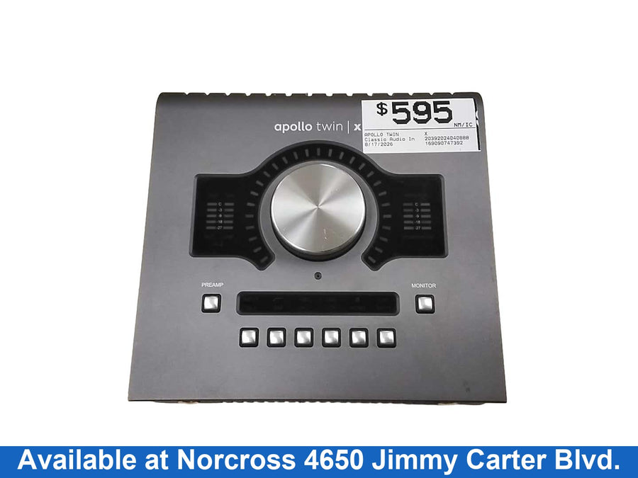 Apollo Twin X Silver Classic Audio Interface