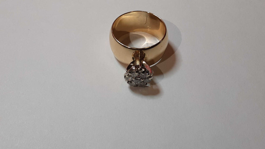 Women's Ring - Yellow Gold 14k (.585) 10.5 grams Size 8