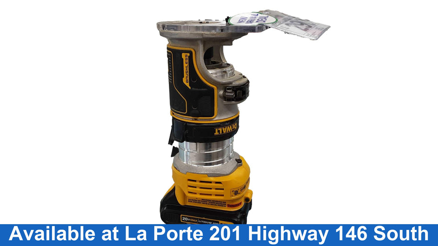 Dewalt Dcw600 Yellow Cordless Router