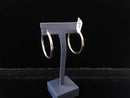 Hoop Earrings - Tricolor Gold 10k (.417) 2.3 grams