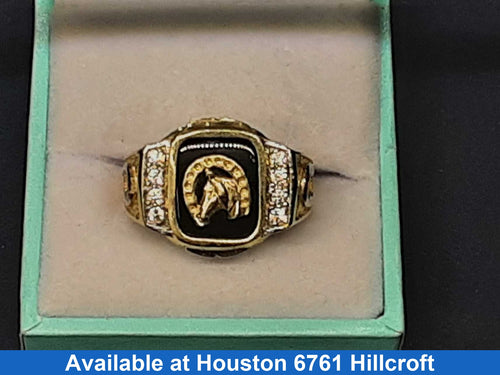 Men's Ring - Yellow Gold 14k (.585) 6.8 grams Size 10.5