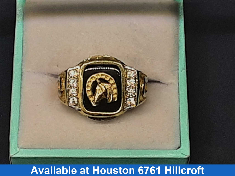 Men's Ring - Yellow Gold 14k (.585) 6.8 grams Size 10.5