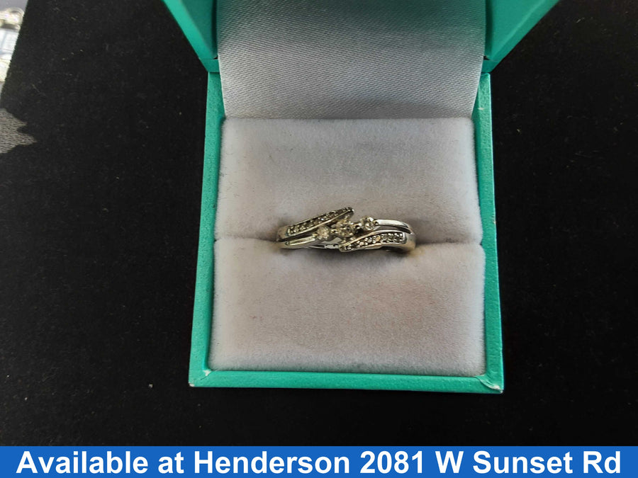 Women's Ring - Anniversary - White Gold 10k (.417) 2.7 grams Size 7