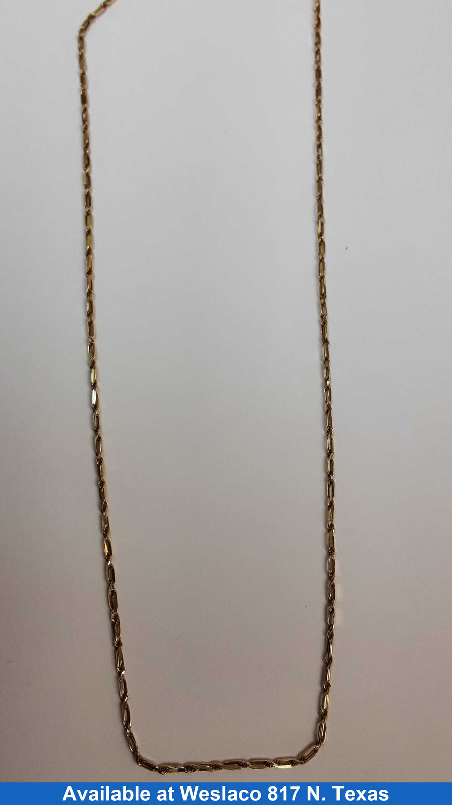 Turkish Chain - Yellow Gold 14k (.585) 5.5 grams 18 inch
