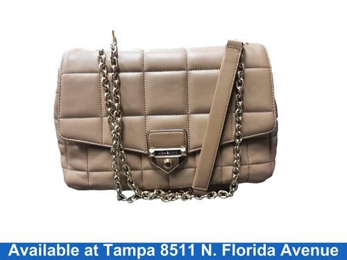 Michael Kors Ng1kmlpcqs1lpn Beige / Tan Purse / Handbag