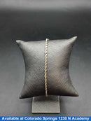 Rope Bracelet - Yellow Gold 10k (.417) 2.5 grams 9 inch