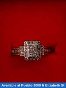 Women's Ring - White Gold 10k (.417) 3.2 grams Size 8
