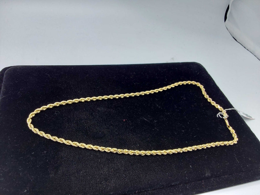 Rope Chain - Yellow Gold 10k (.417) 36.4 grams 23 inch